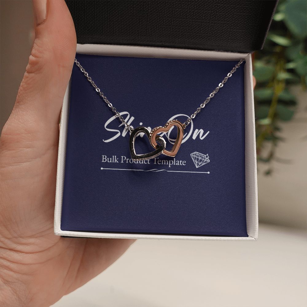 INTERLOCKING HEARTS NECKLACE GIFT SET