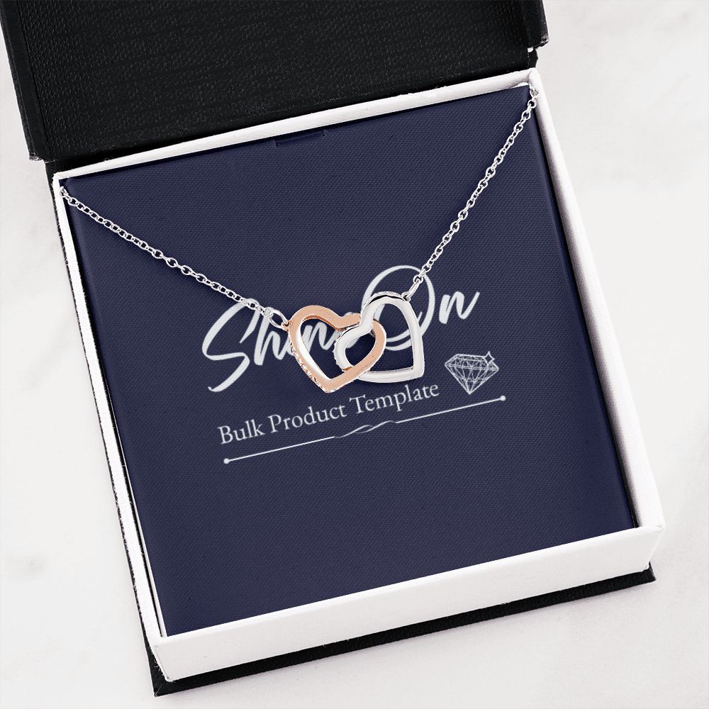INTERLOCKING HEARTS NECKLACE GIFT SET