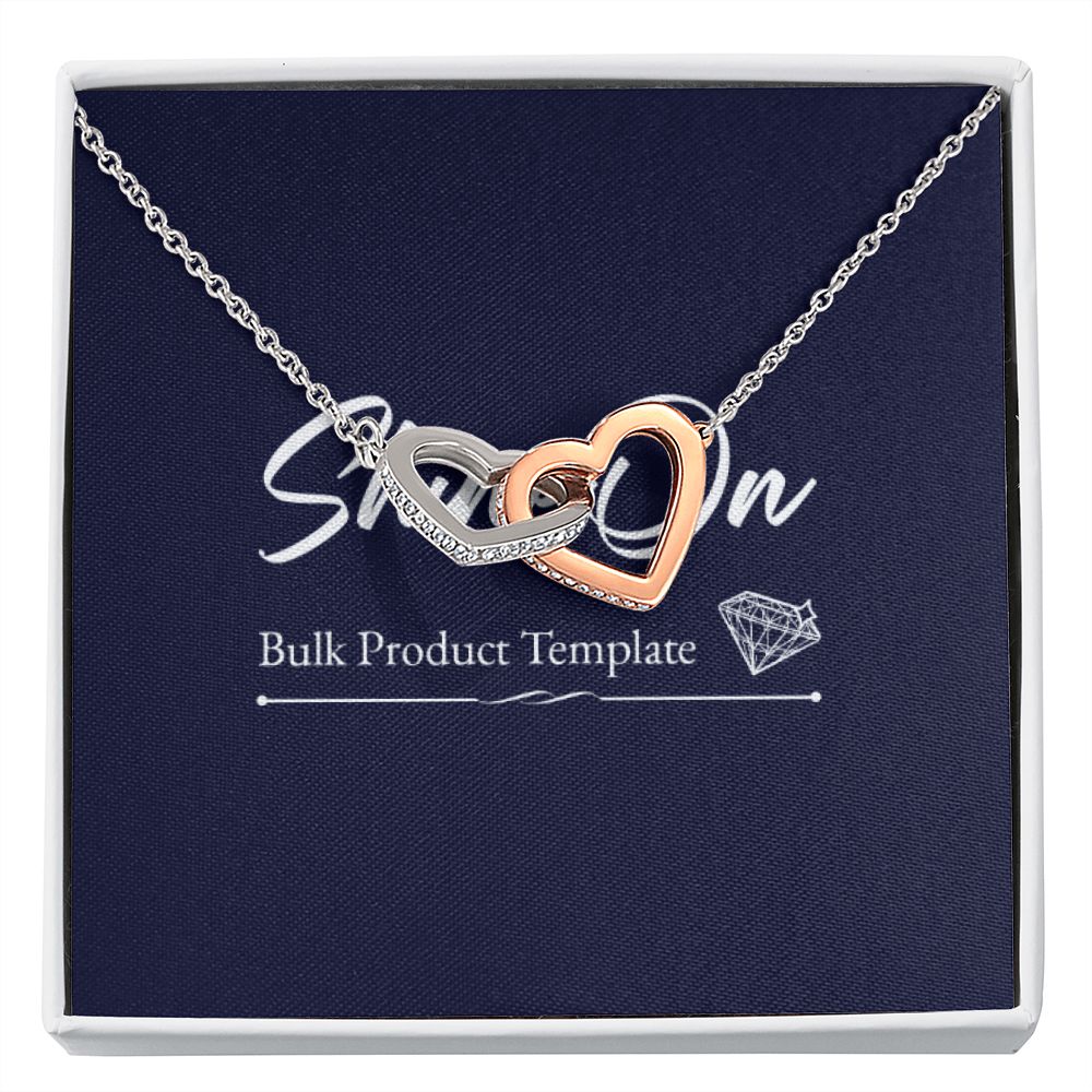INTERLOCKING HEARTS NECKLACE GIFT SET