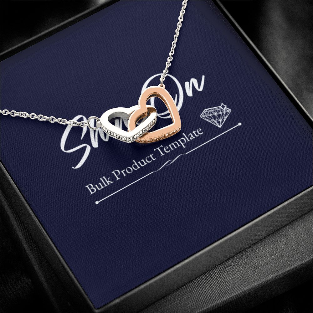 INTERLOCKING HEARTS NECKLACE GIFT SET