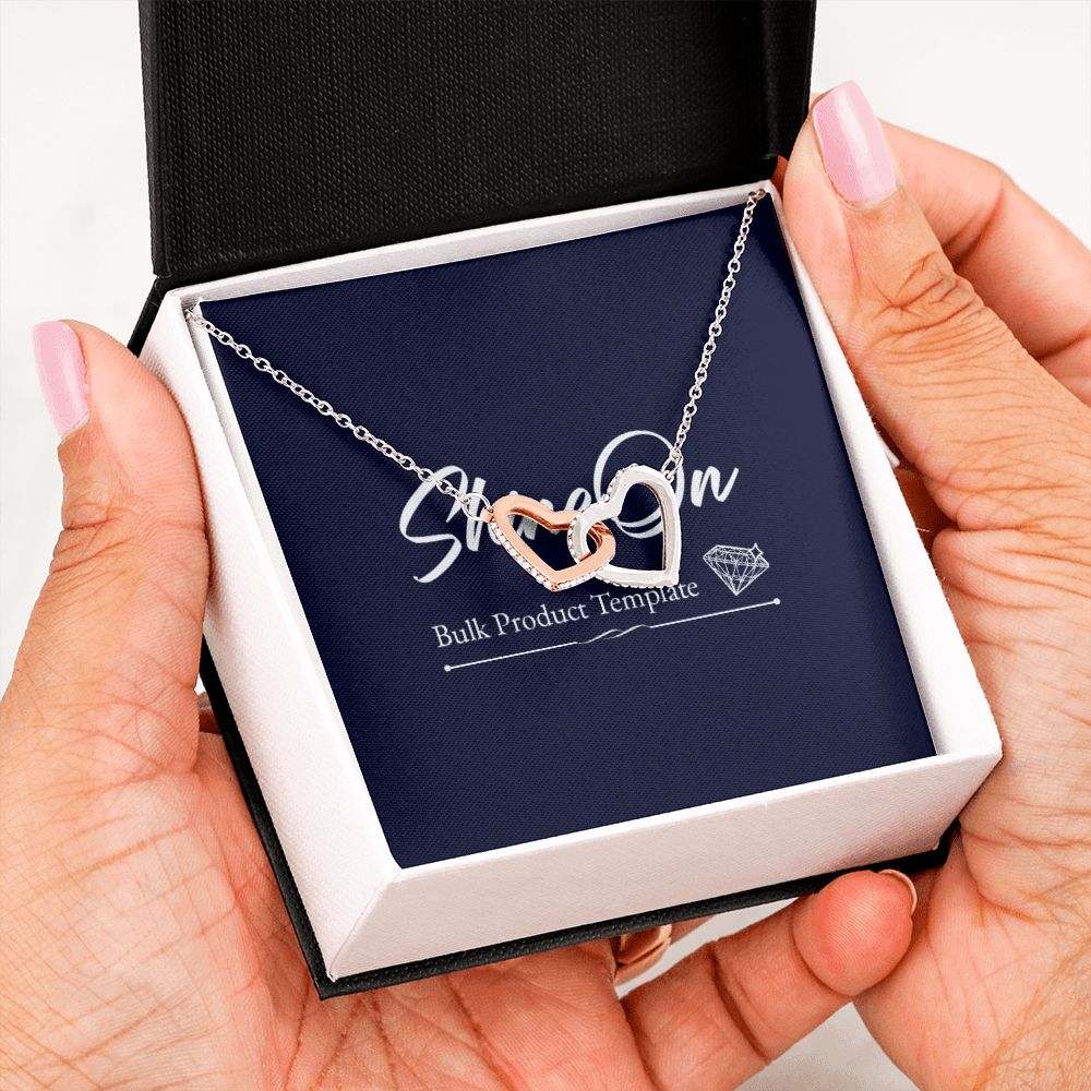 INTERLOCKING HEARTS NECKLACE GIFT SET