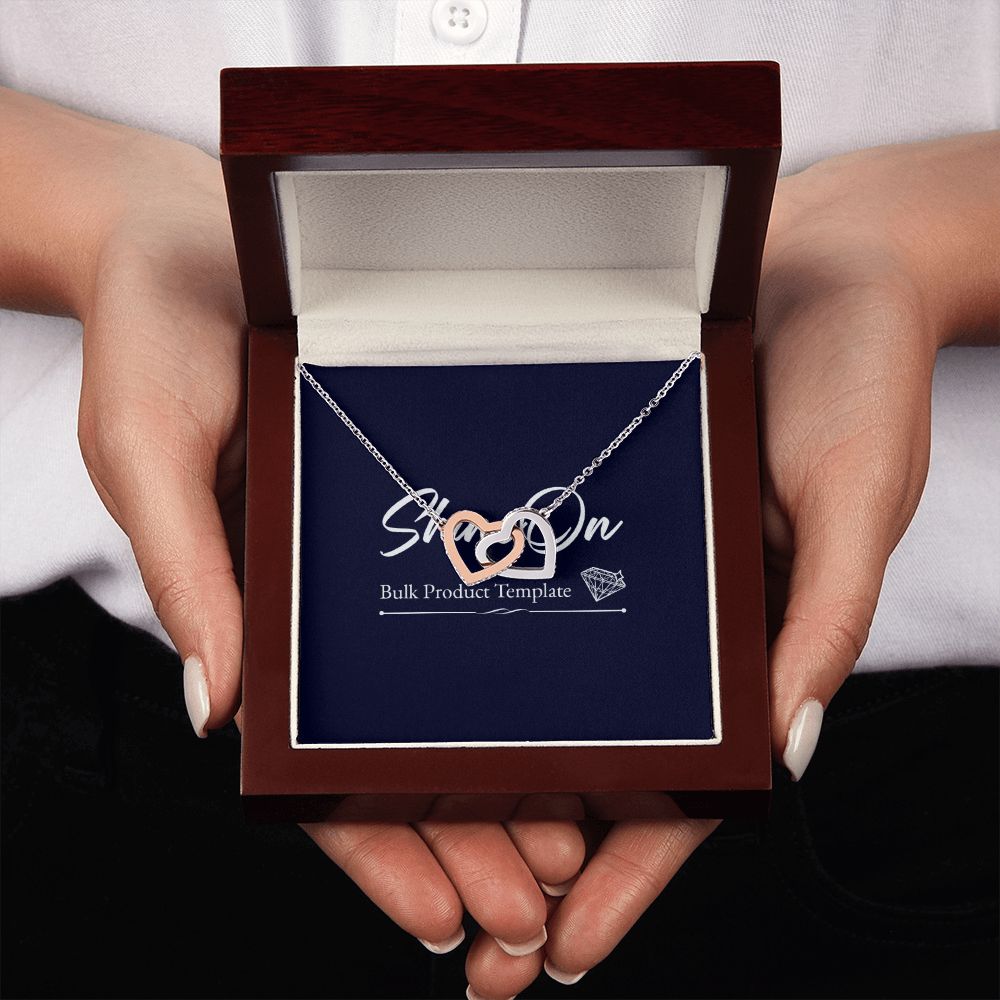 INTERLOCKING HEARTS NECKLACE GIFT SET