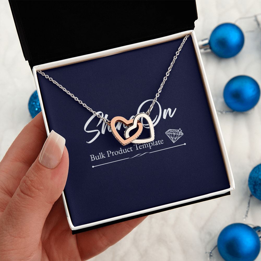 INTERLOCKING HEARTS NECKLACE GIFT SET