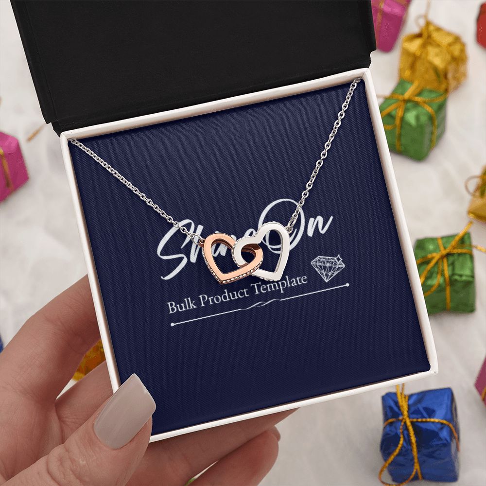 INTERLOCKING HEARTS NECKLACE GIFT SET