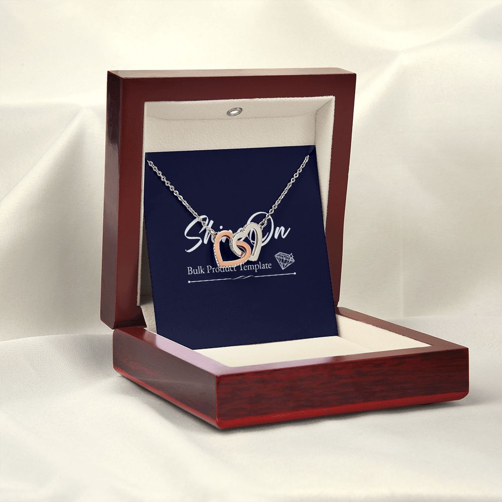 INTERLOCKING HEARTS NECKLACE GIFT SET