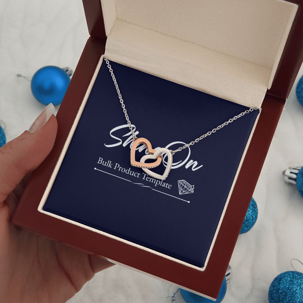 INTERLOCKING HEARTS NECKLACE GIFT SET