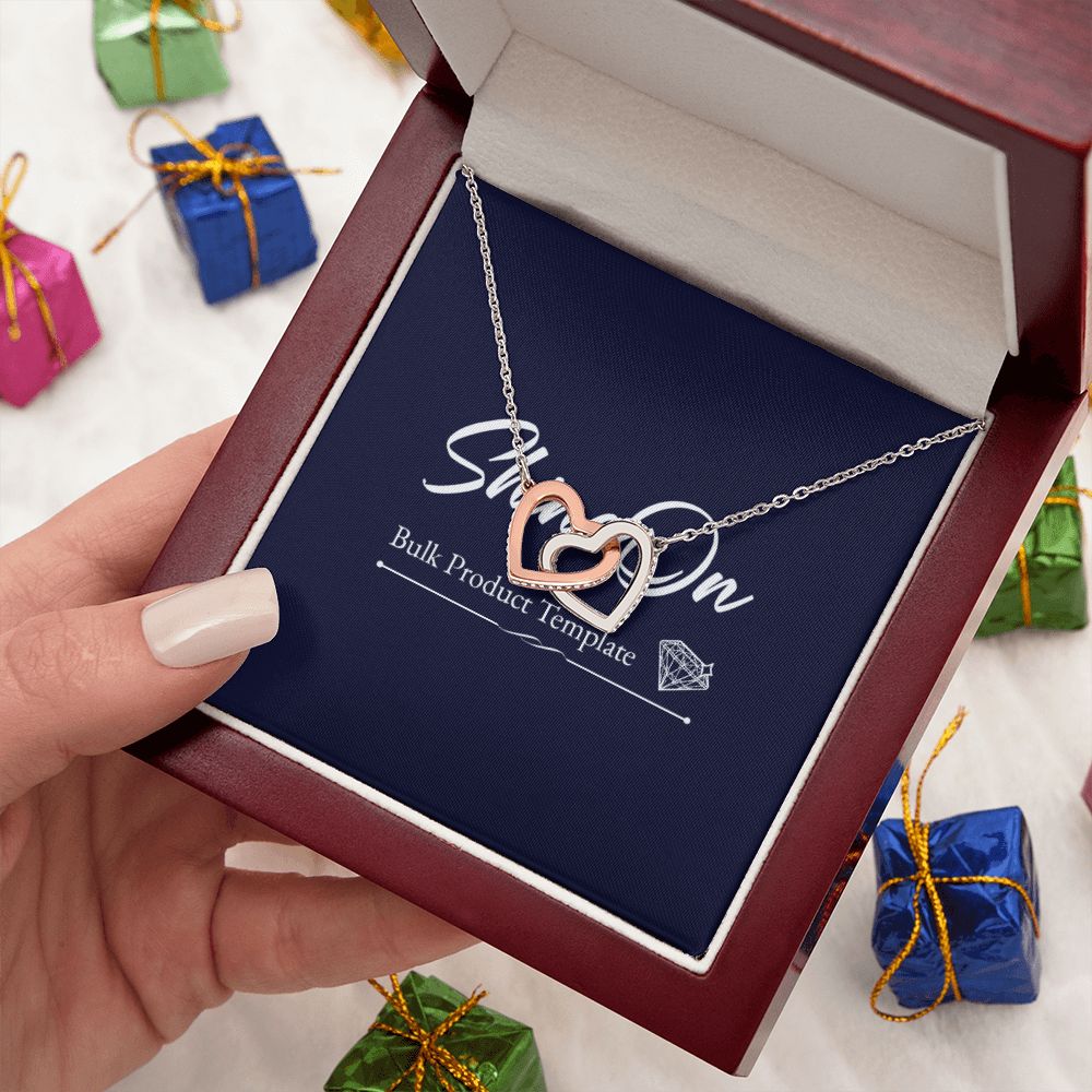 INTERLOCKING HEARTS NECKLACE GIFT SET