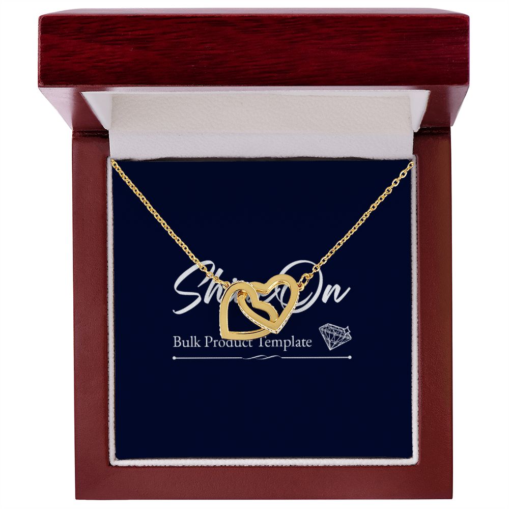 INTERLOCKING HEARTS NECKLACE GIFT SET