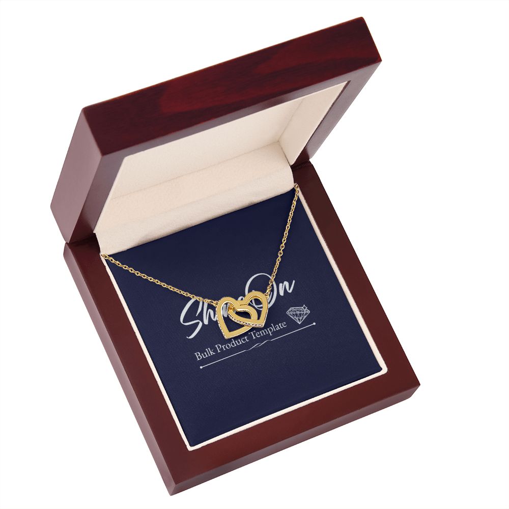 INTERLOCKING HEARTS NECKLACE GIFT SET