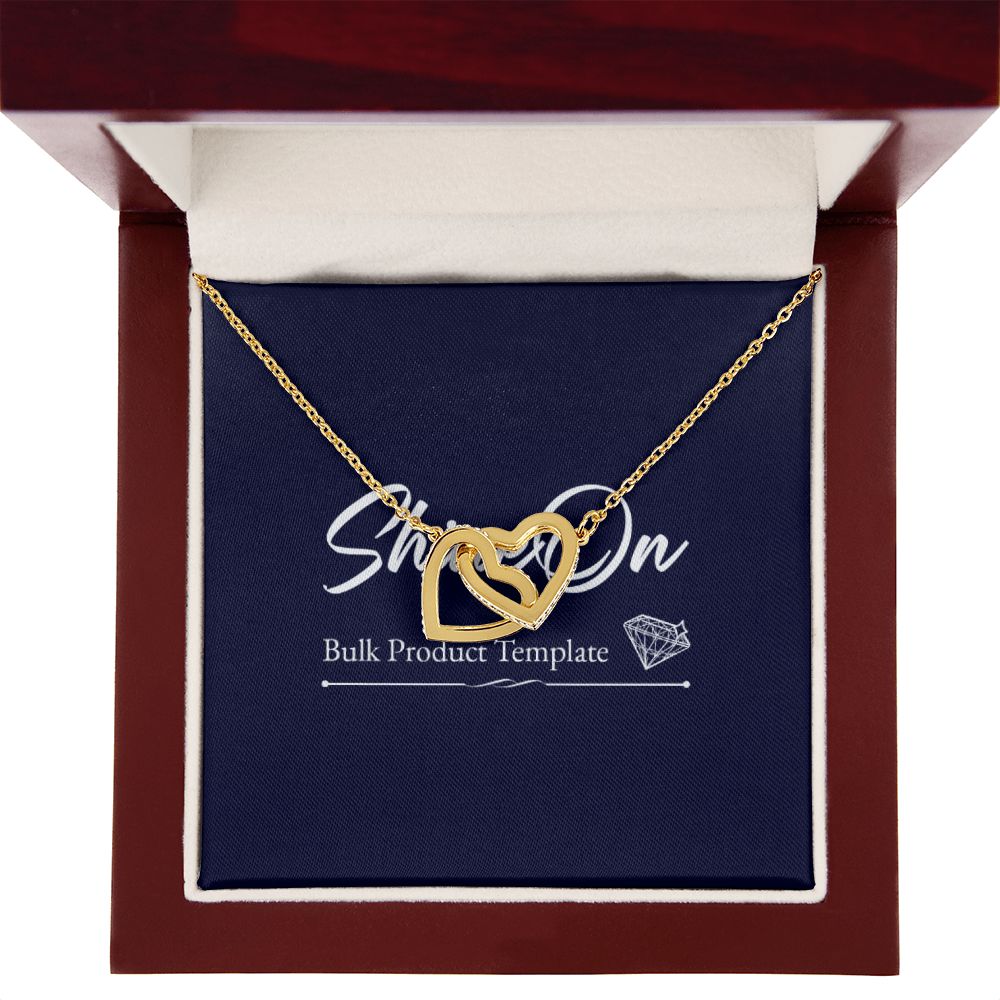 INTERLOCKING HEARTS NECKLACE GIFT SET
