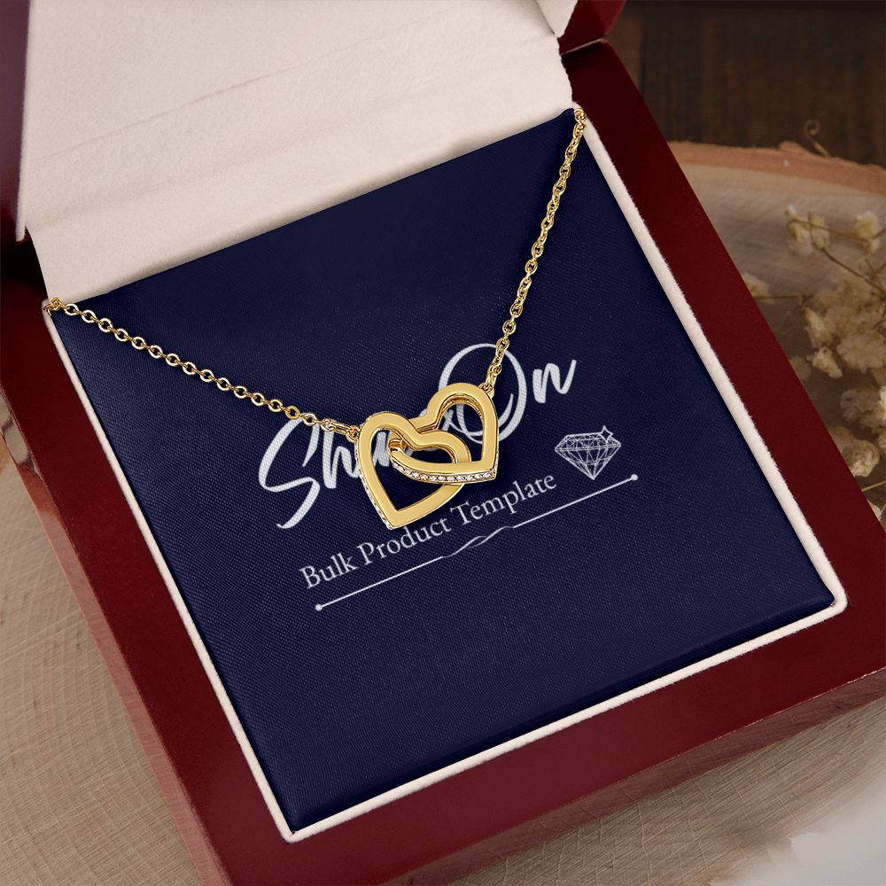 INTERLOCKING HEARTS NECKLACE GIFT SET