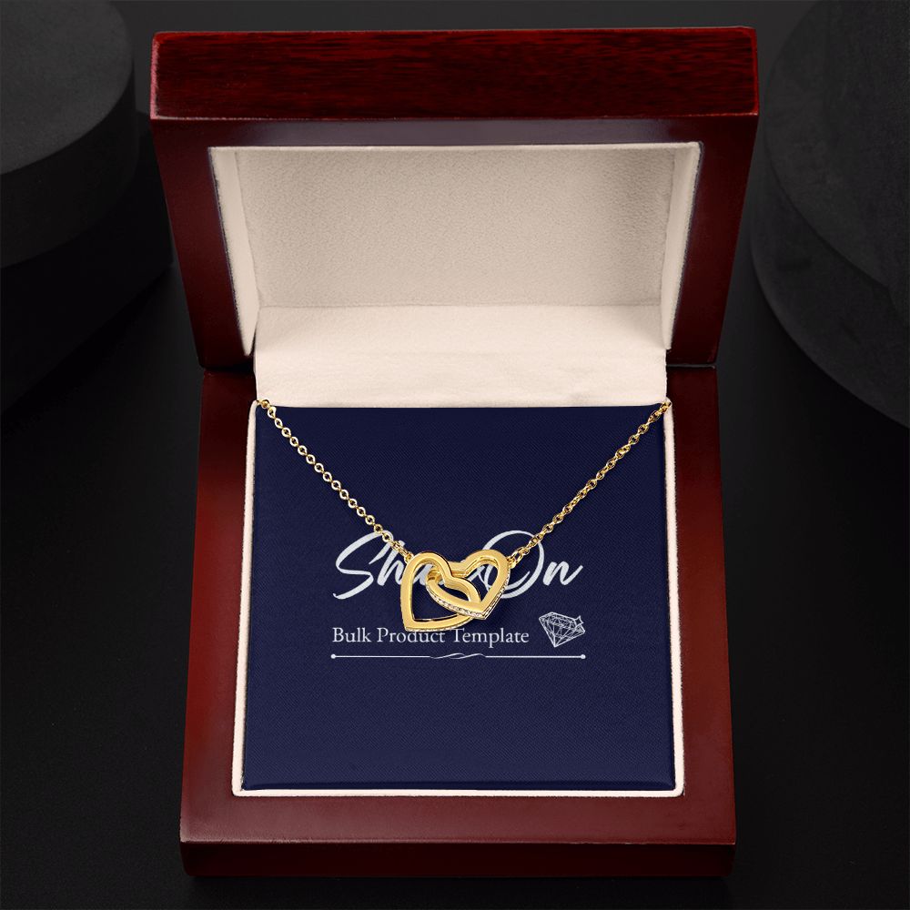 INTERLOCKING HEARTS NECKLACE GIFT SET