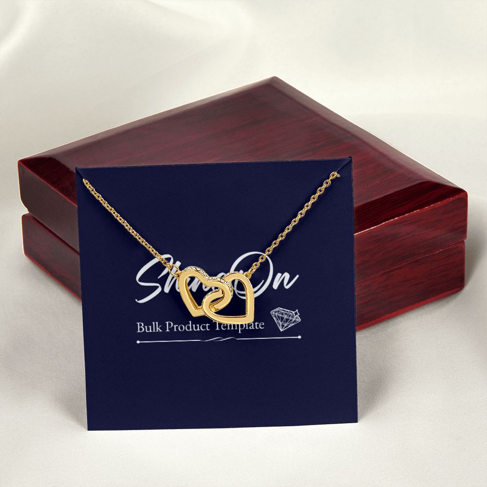 INTERLOCKING HEARTS NECKLACE GIFT SET