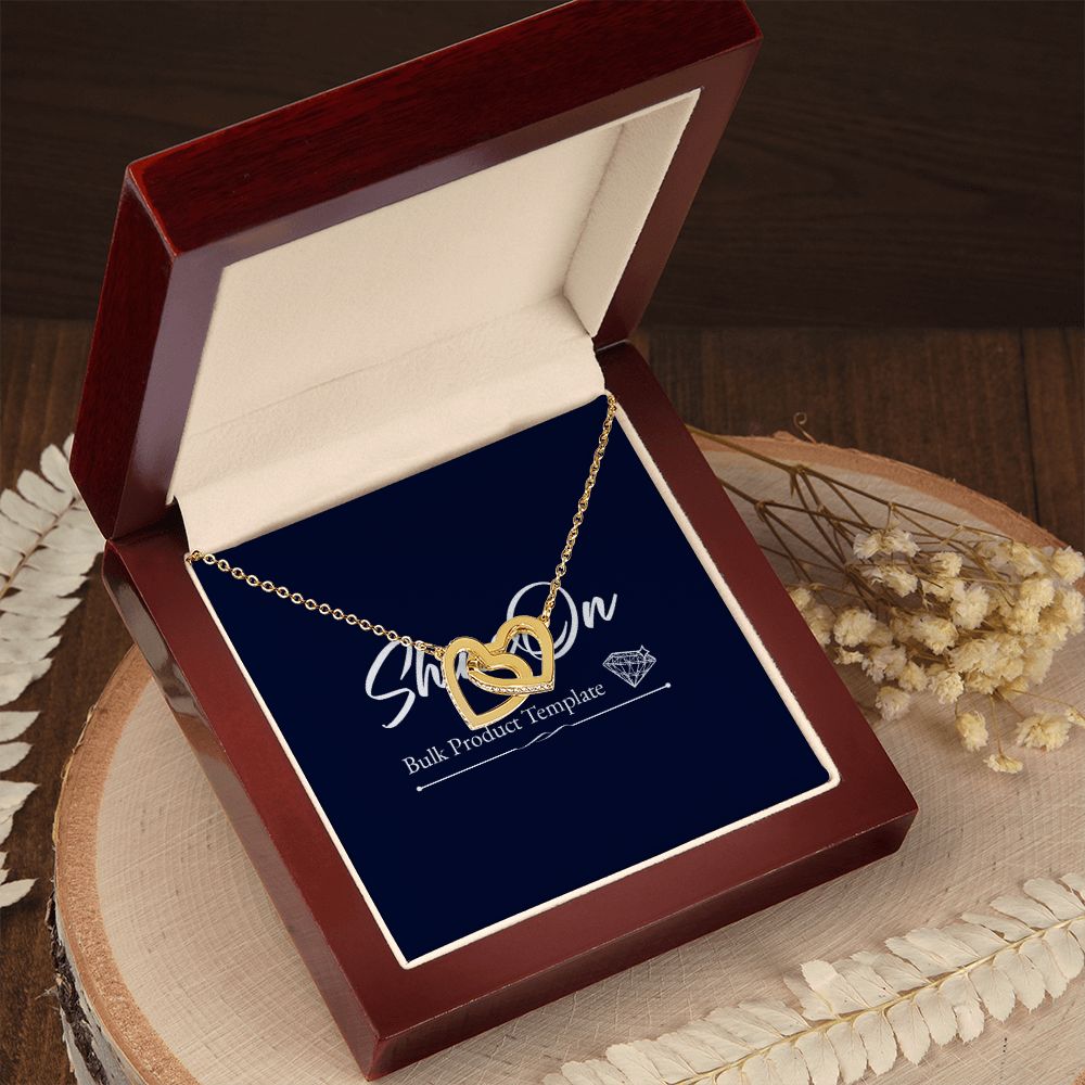 INTERLOCKING HEARTS NECKLACE GIFT SET