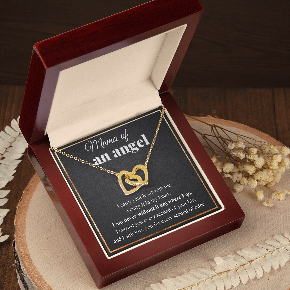 MAMA OF AN ANGEL INTERLOCKING NECKLACE GIFT SET