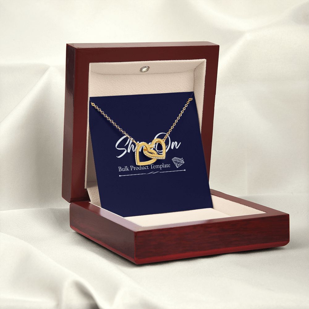 INTERLOCKING HEARTS NECKLACE GIFT SET