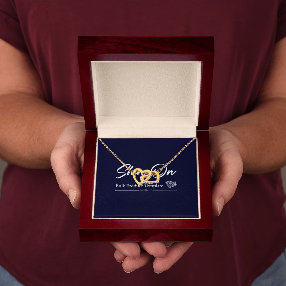 INTERLOCKING HEARTS NECKLACE GIFT SET