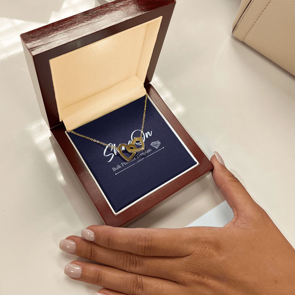 INTERLOCKING HEARTS NECKLACE GIFT SET