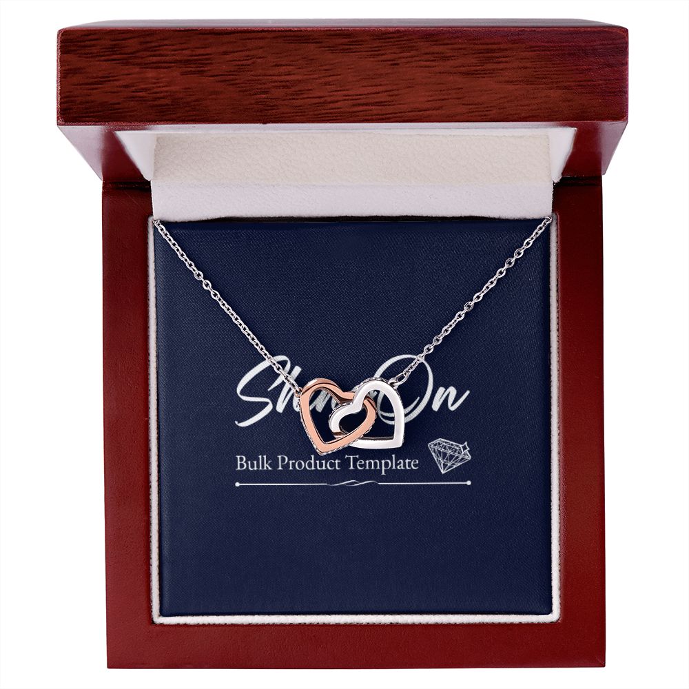INTERLOCKING HEARTS NECKLACE GIFT SET