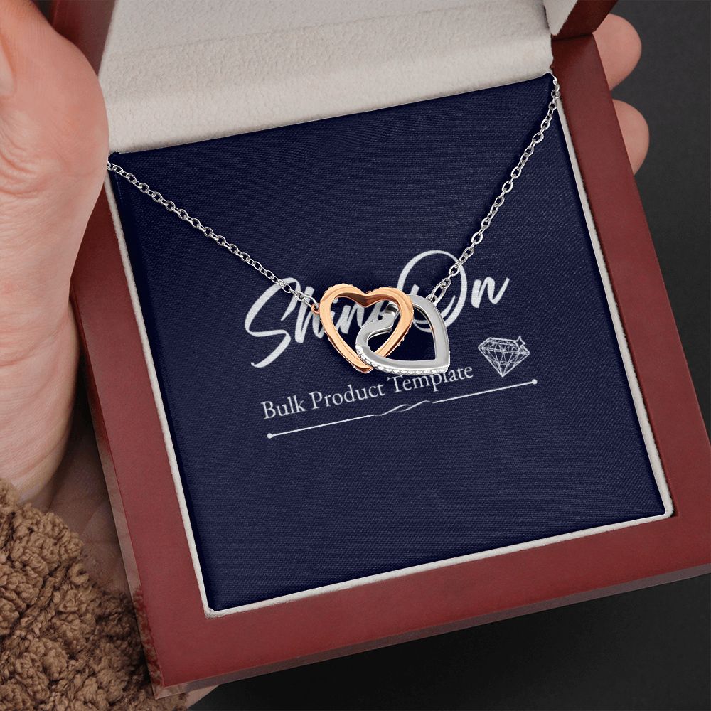 INTERLOCKING HEARTS NECKLACE GIFT SET