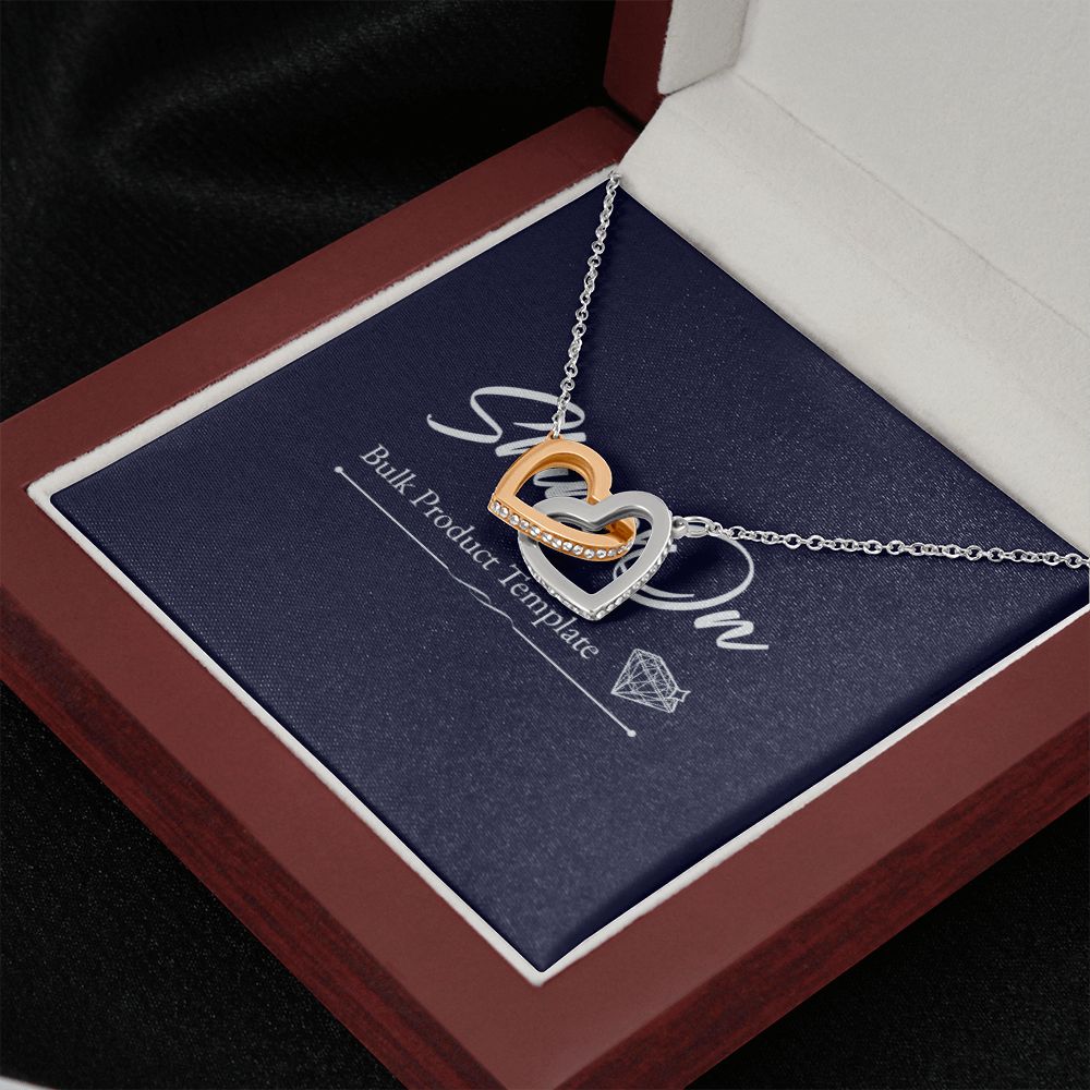 INTERLOCKING HEARTS NECKLACE GIFT SET