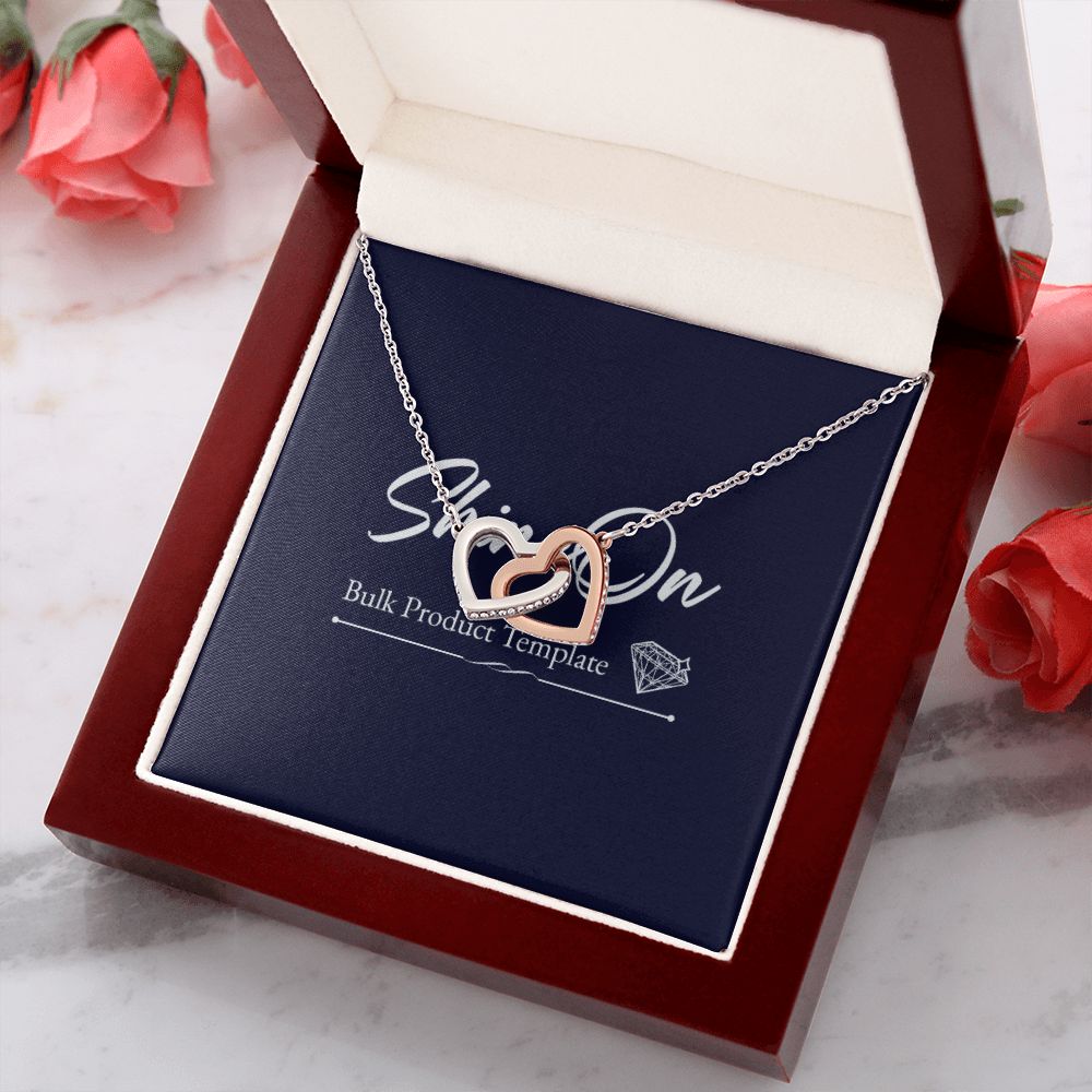 INTERLOCKING HEARTS NECKLACE GIFT SET