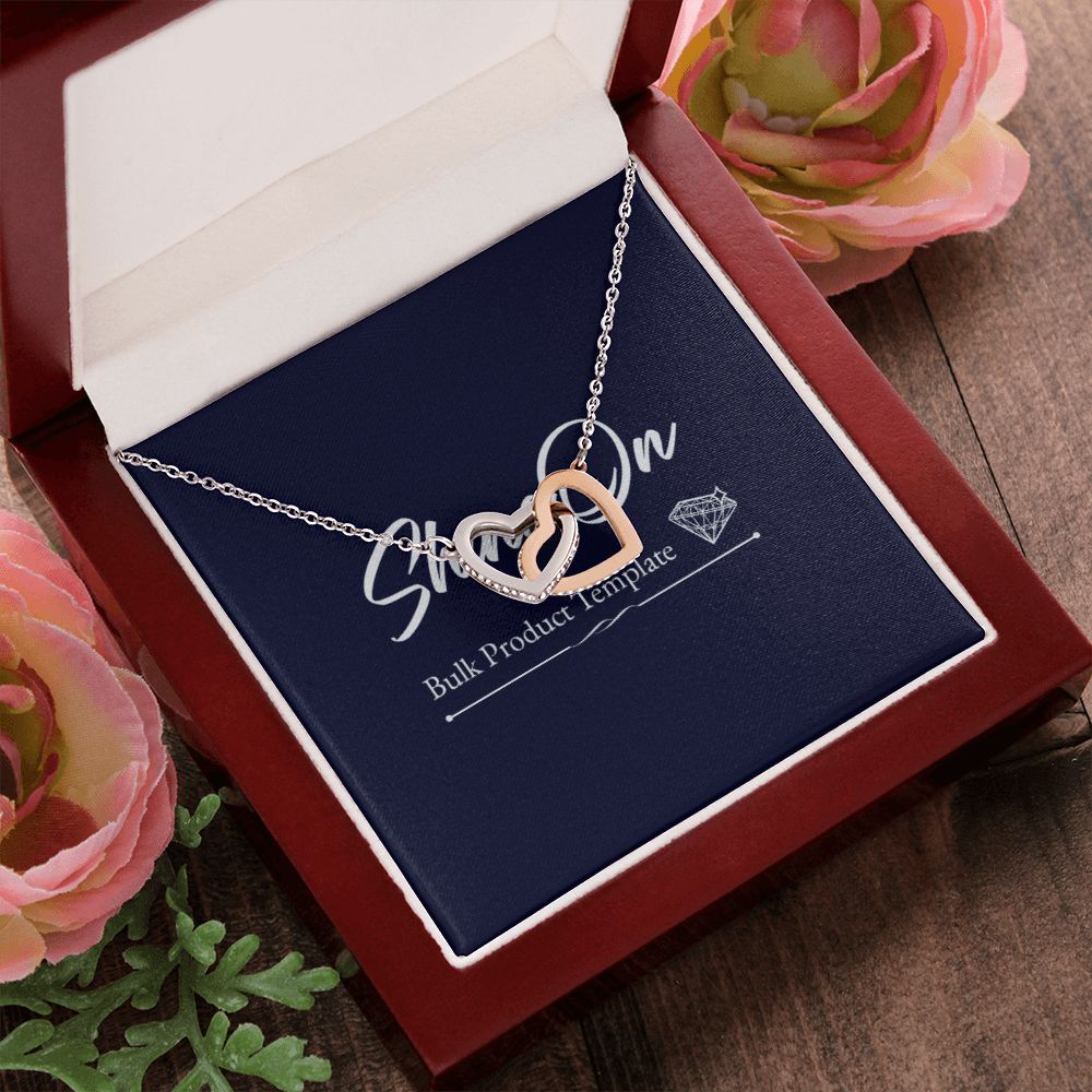 INTERLOCKING HEARTS NECKLACE GIFT SET