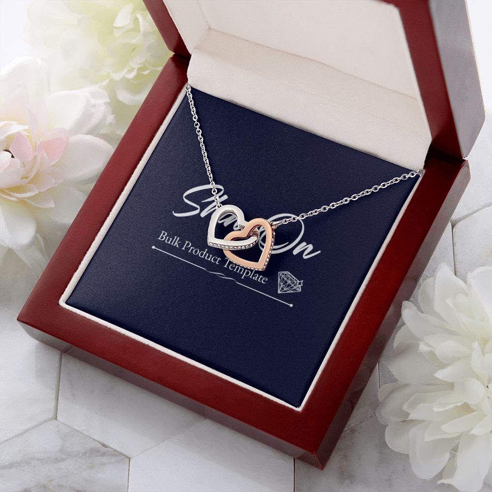INTERLOCKING HEARTS NECKLACE GIFT SET