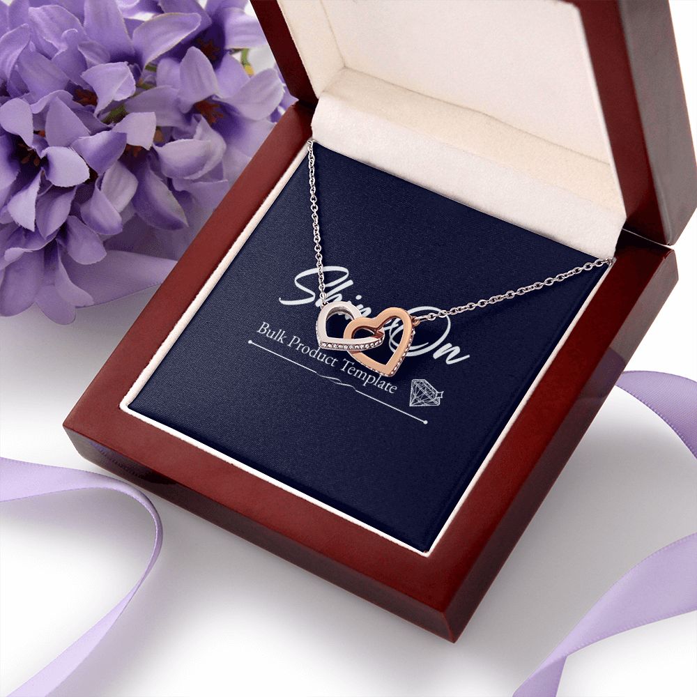 INTERLOCKING HEARTS NECKLACE GIFT SET