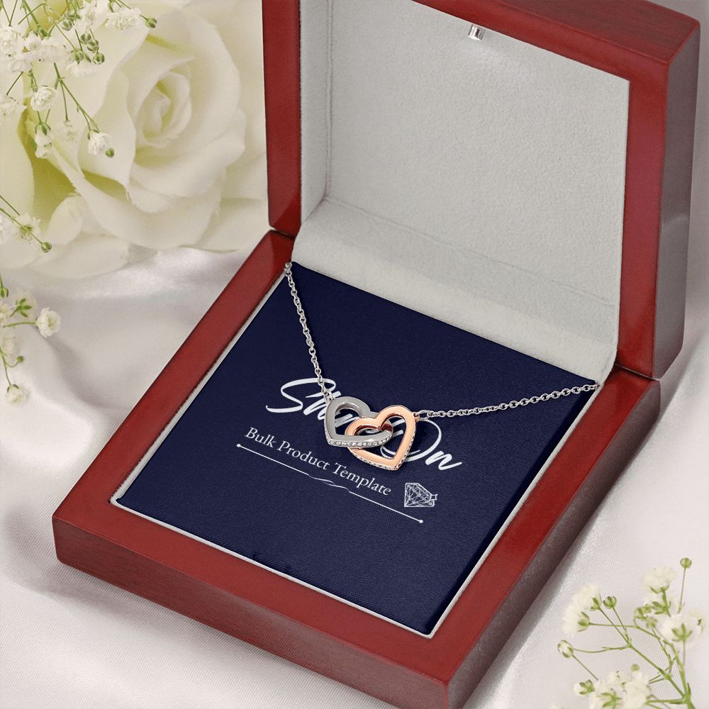 INTERLOCKING HEARTS NECKLACE GIFT SET