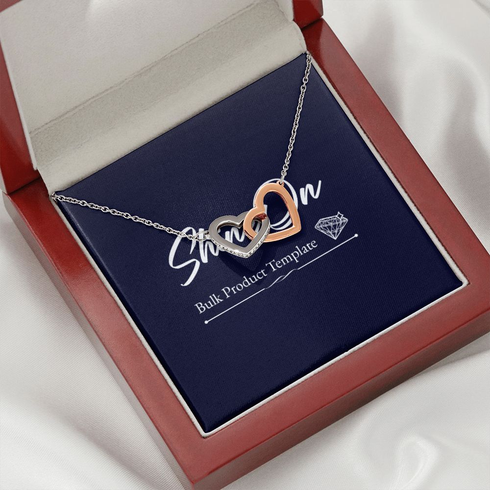 INTERLOCKING HEARTS NECKLACE GIFT SET