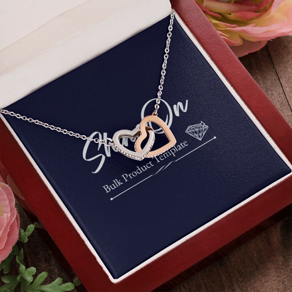 INTERLOCKING HEARTS NECKLACE GIFT SET