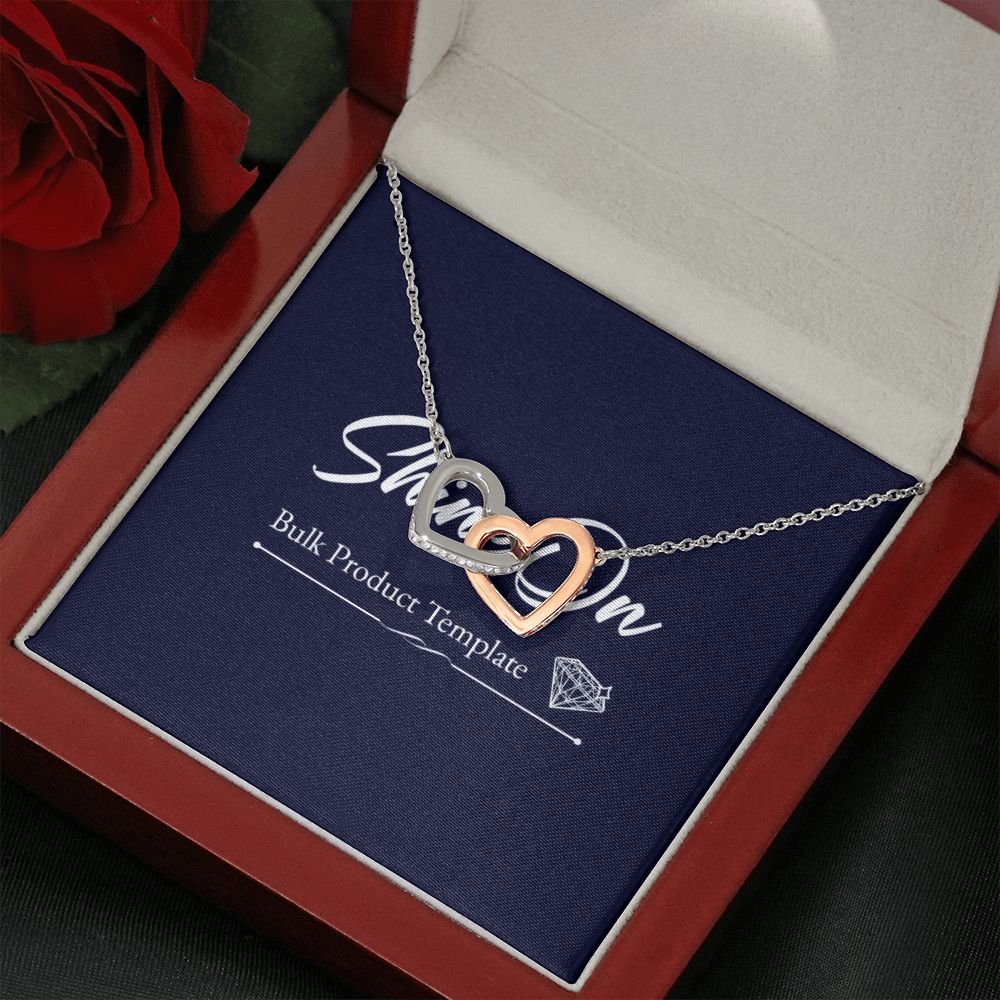 INTERLOCKING HEARTS NECKLACE GIFT SET