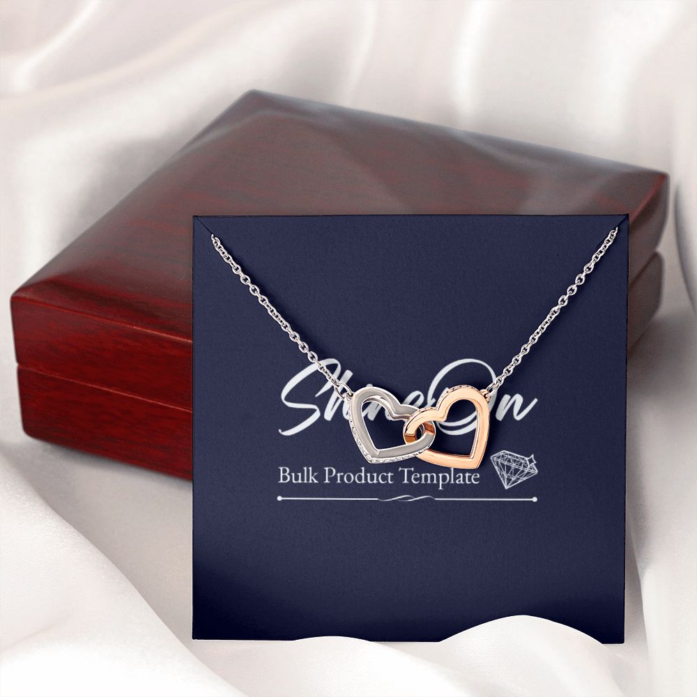INTERLOCKING HEARTS NECKLACE GIFT SET