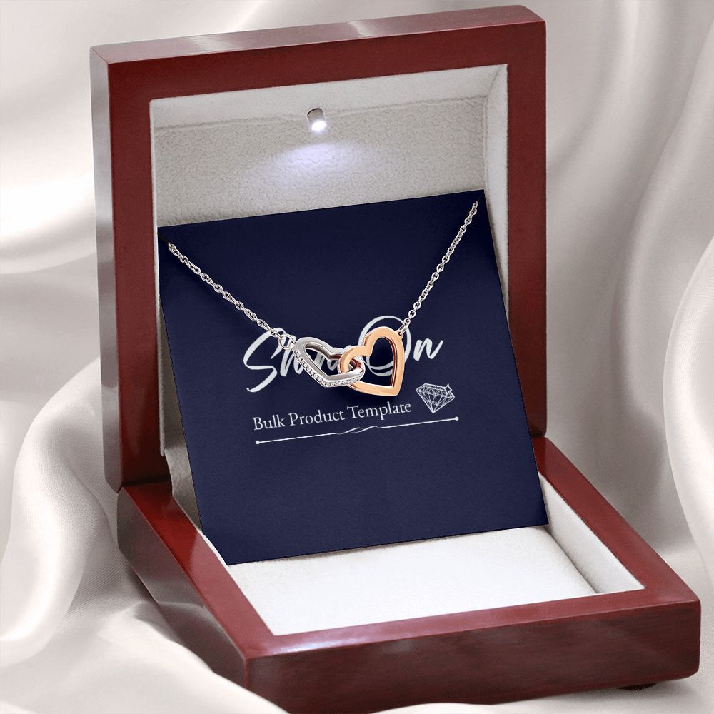 INTERLOCKING HEARTS NECKLACE GIFT SET