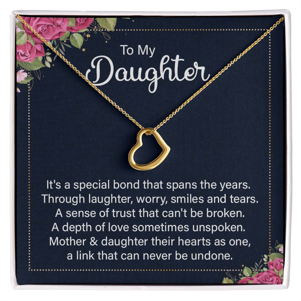 DAUGHTER BOND DELICATE HEART