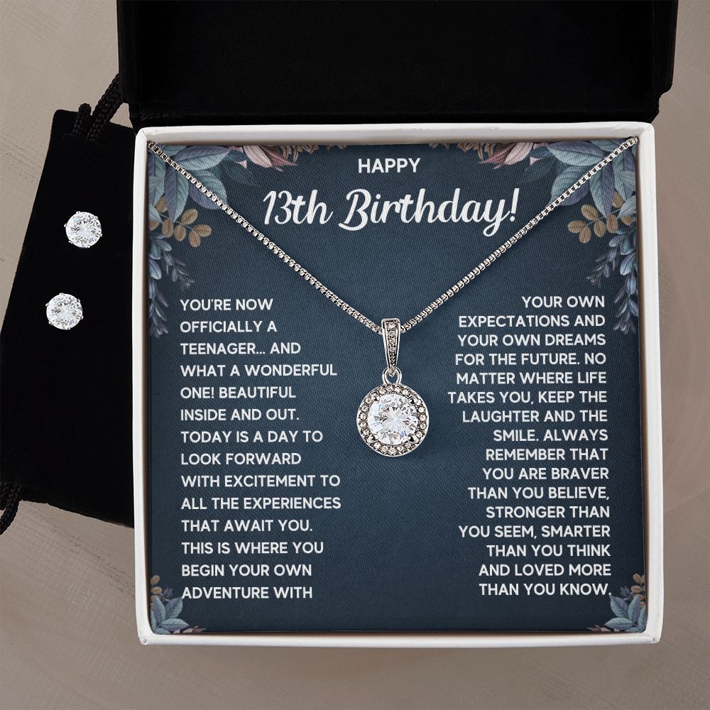 13TH DREAMS ETERNAL HOPE NECKLACE AND EARRINGS SET