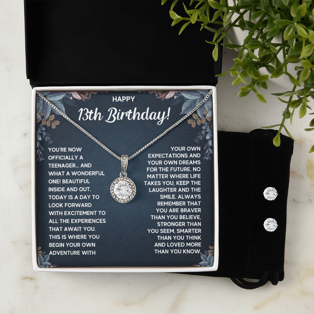 13TH DREAMS ETERNAL HOPE NECKLACE AND EARRINGS SET
