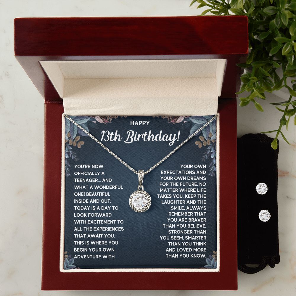 13TH DREAMS ETERNAL HOPE NECKLACE AND EARRINGS SET