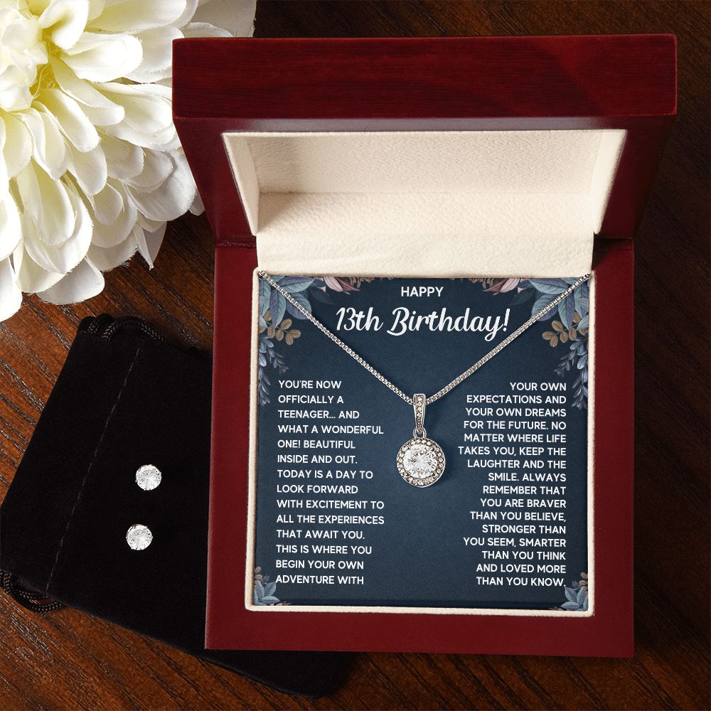 13TH DREAMS ETERNAL HOPE NECKLACE AND EARRINGS SET