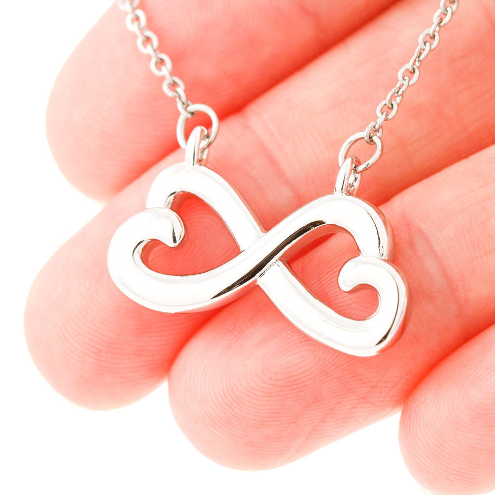 TO MY DAUGHTER IN HEART INFINITY NECKLACE GIFT SET