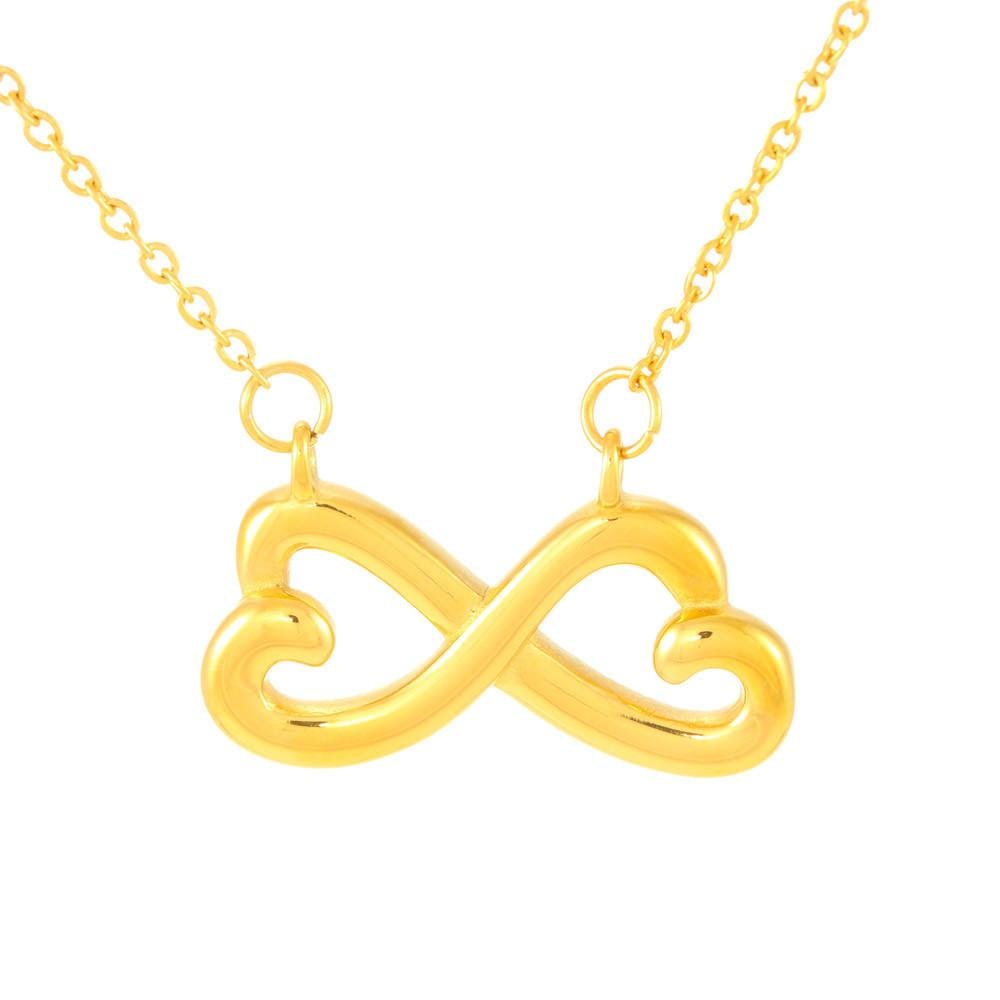 Graduation 2021, To Granddaughter, Infinity Hearts Necklace