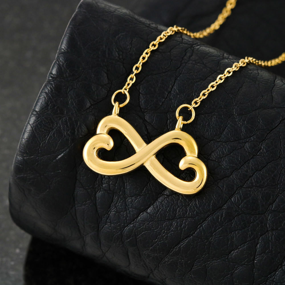 TO MY DAUGHTER IN HEART INFINITY NECKLACE GIFT SET