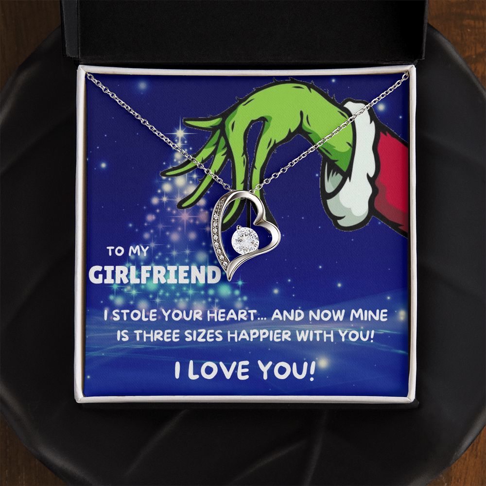 TO MY GIRLFRIEND FOREVER LOVE NECKLACE GIFT SET - GRINCH