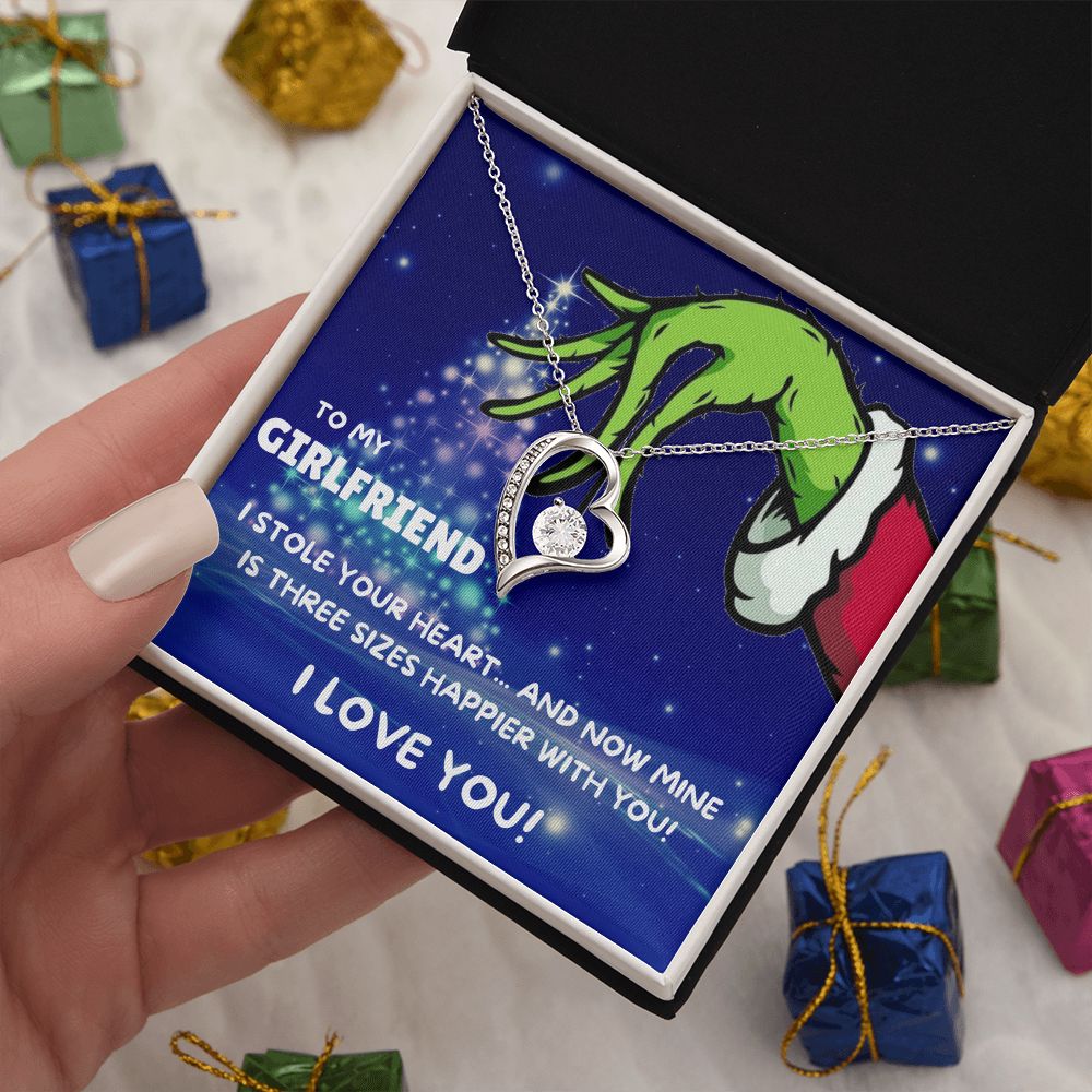 TO MY GIRLFRIEND FOREVER LOVE NECKLACE GIFT SET - GRINCH