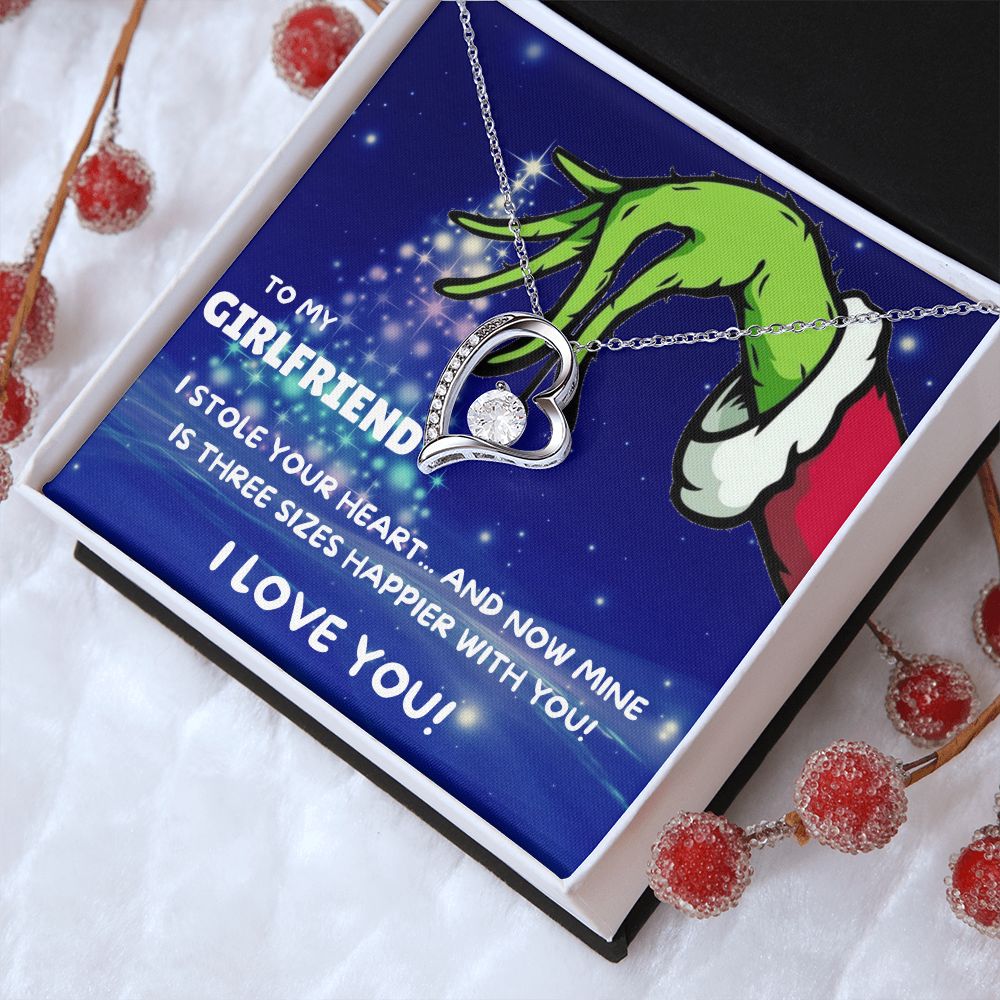 TO MY GIRLFRIEND FOREVER LOVE NECKLACE GIFT SET - GRINCH