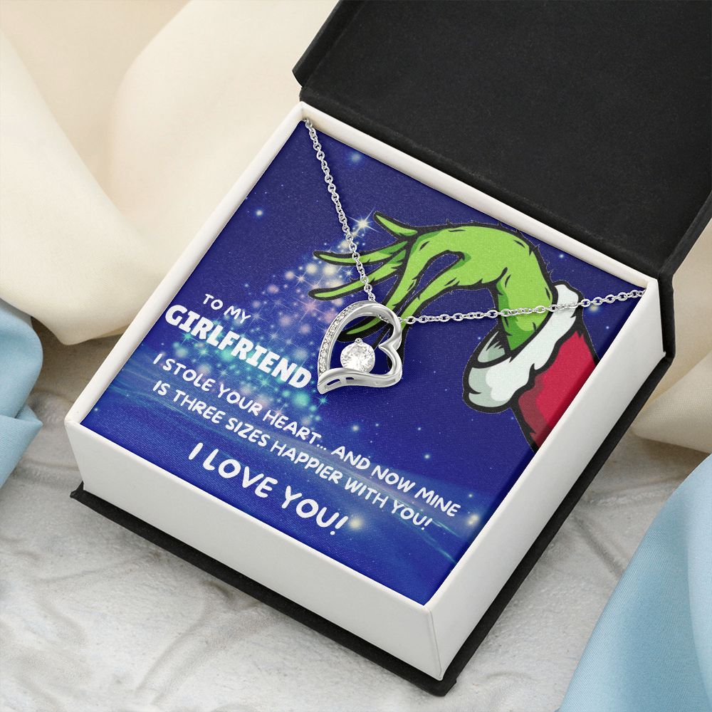 TO MY GIRLFRIEND FOREVER LOVE NECKLACE GIFT SET - GRINCH