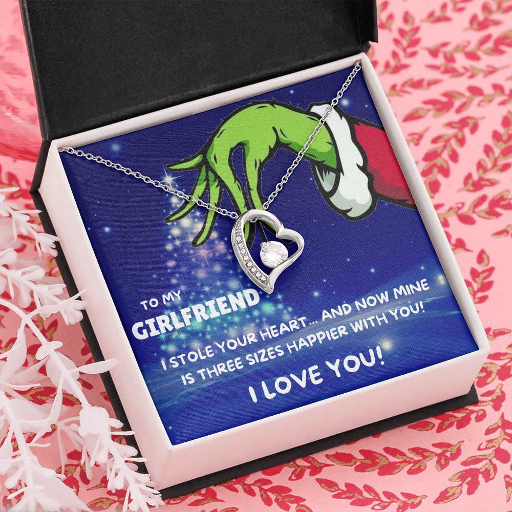 TO MY GIRLFRIEND FOREVER LOVE NECKLACE GIFT SET - GRINCH