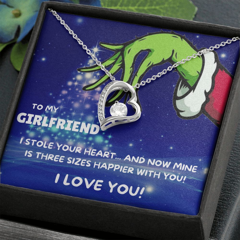 TO MY GIRLFRIEND FOREVER LOVE NECKLACE GIFT SET - GRINCH