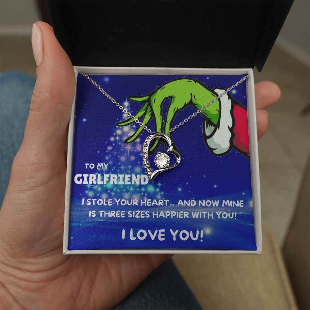 TO MY GIRLFRIEND FOREVER LOVE NECKLACE GIFT SET - GRINCH